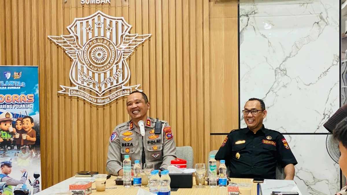 Dirlantas Polda Sumbar Terima Audiensi Senkom, Dukungan Pembentukan Tim “QR 33”