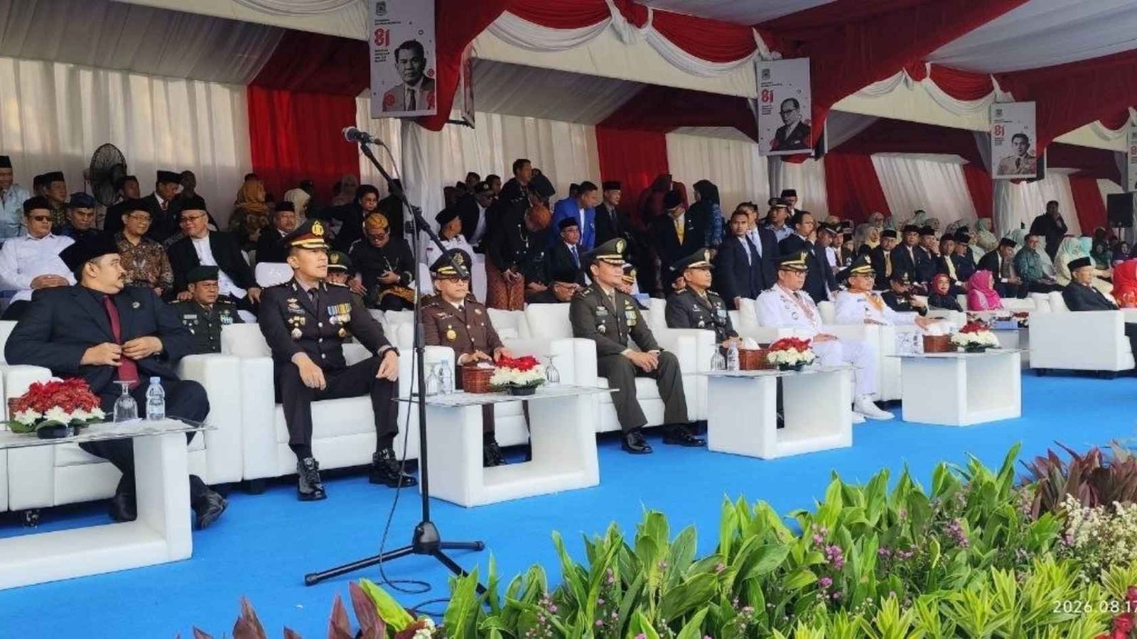 Senkom Tangerang Ikuti Upacara HUT ke-81 RI, Dukung Gotong Royong dalam Pembangunan