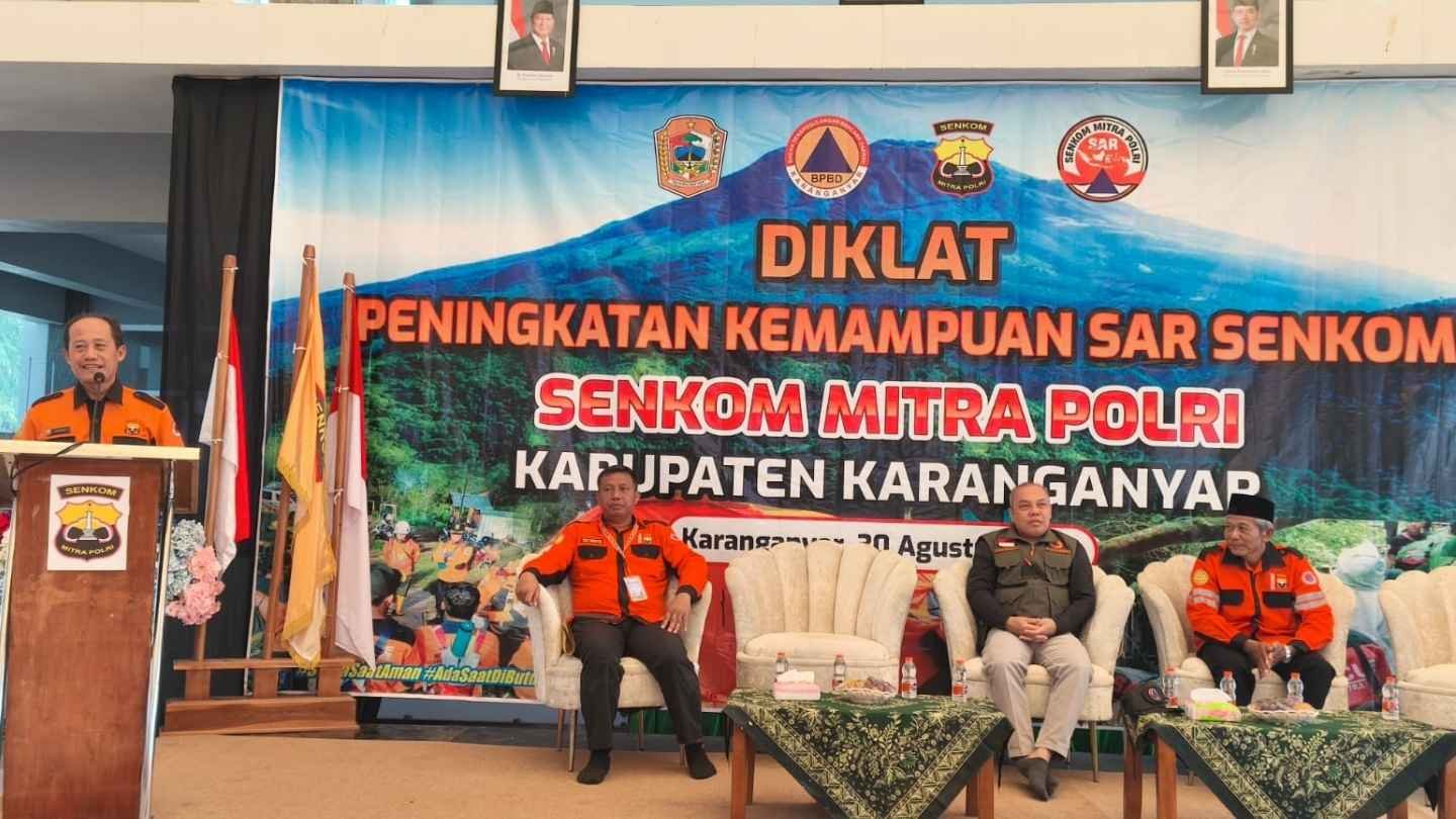 Senkom Karanganyar Gelar Latihan Gabungan 2026, Perkuat Kesiapsiagaan Relawan